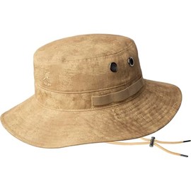 Kangol Salvaged Outdoor Hat - Black/XL Bucket Hat, Beige, Medium