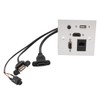 Multimedia Socket Aluminum Alloy USB HD VGA 3.5MM Sound RJ45