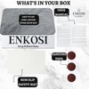ENKOSI Stone Bath Mats for Bathroom - Diatomaceous Earth Bath