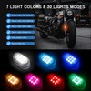 SEISSO 4-Pack Wireless Remote Control Anti-Collision LED Strobe Lights Kit