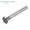 CoCud T-Slot Milling Cutter, 6 Blades, 1" Cutting Dia, 0.2"