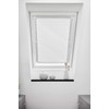 Roomy roof window sun protector with Haftfix suction cups, no