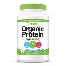 🌱💪 Orgain Proteína Vegetal Orgánica – Vainilla Bean 🍦✨