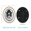SWTHONY Oval 5 x 7 Picture Frames, Black Modern 5