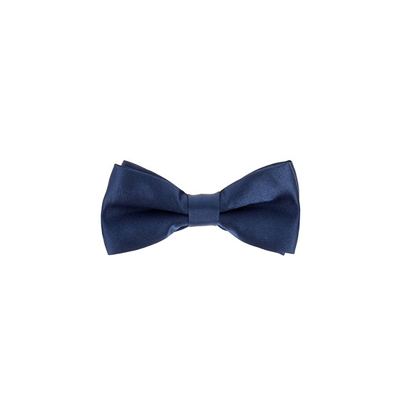 cravateSlim Boys Plain Bow Tie - Kids Groomsmen Wedding Christening