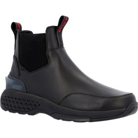ROCKY Code Red Station Slip-On Boot, Black, Size 10.5(M)