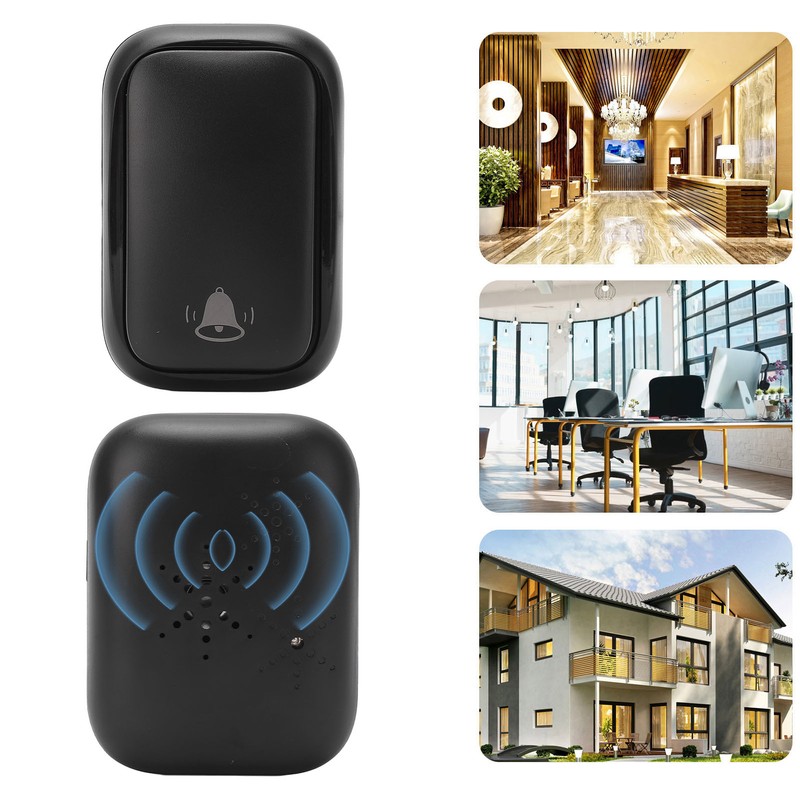 Wireless Music Doorbell Battery Free Self Generating Long Control Distance