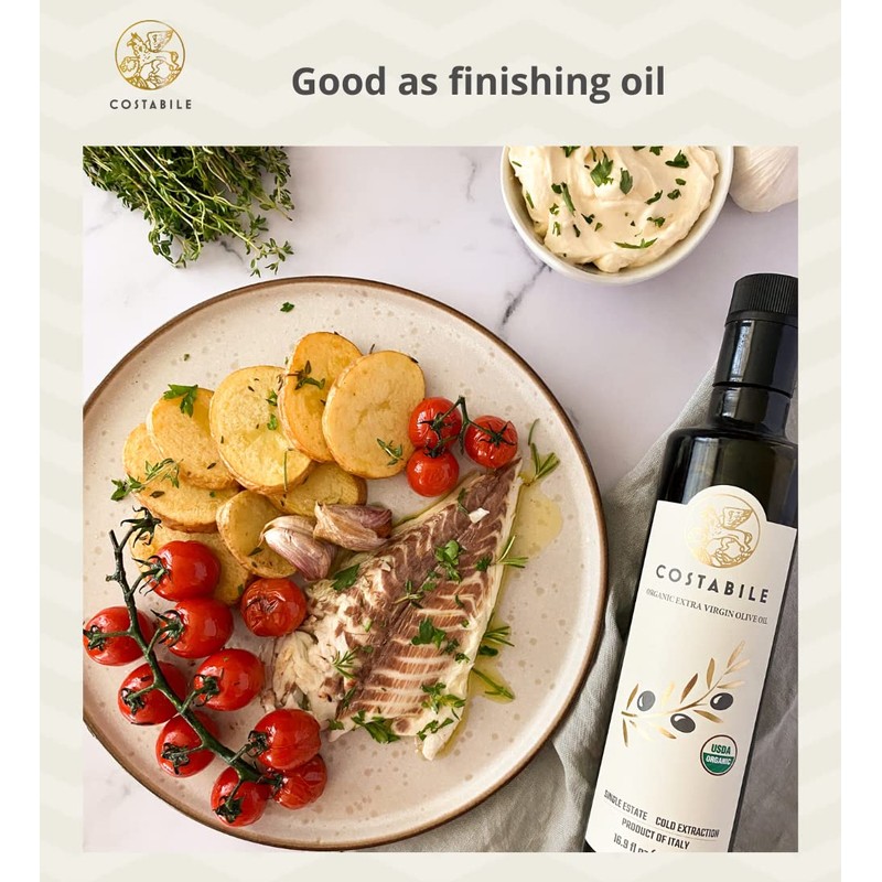 Costabile Lemon Flavored & Medium Intensity Organic Extra Virgin Olive