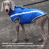 Dog Jacket Polyester Reflective Autumn Winter Warm Comfortable Pet Warm