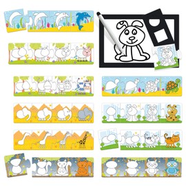 HEADU Step by Step Drawing School IT21062 Educational Toy for Kids, Boys, and Girls Ages 3 to 6 Years Old