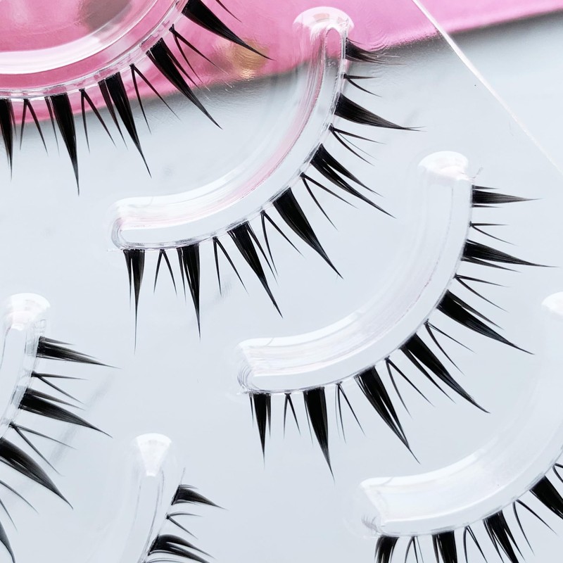 Musegetes False Eyelashes, 4D False Eyelashes, Natural False Eyelashes, Ultra