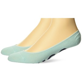 HUGO Mens 2-pack Bold Logo Invisible Socks, Pastel Turquoise/Midnight Blue, Pastel Turquoise/Midnight Blue, 8-9 US