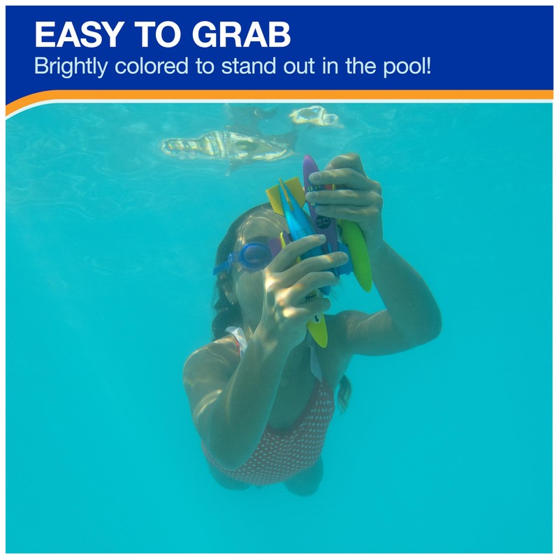SwimWays Toypedo Bandits Dive Toys, Swimming Pool Accessories & Kids