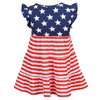 MINDSHELF Girls American Flag Dress Toddler Kids 4th of July