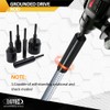 Ground Rod Driver Bit-BGTEC 2pcs 1-3/4" SDS Plus Grounding Rod