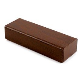 テーシーケース メガネケース おしゃれ ハード ケース マグネット式 スチール ポリウレタン ブラウン HY-8031-1