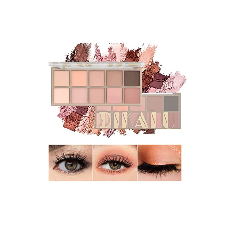 10 Colors Eyeshadow Palette Smooth Matte Nude Eye Makeup Palette,High