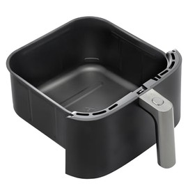 COSORI Turboblaze 6Qt Air Fryer Original Basket, Replacement Accessories for CAF-DC601-KUS Air Fryer, Ceramic, Non-Stick, Dishwasher-Safe, CRP-DC601RB-KUS, Dark Grey