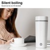 Travel Electric Kettle 80W 350ml 304 Stainless Steel Auto Power