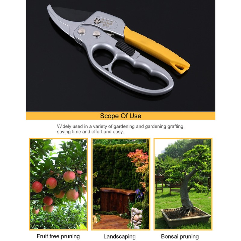 Pruning Shear Garden Tools Labor Saving High Carbon Steel Scissors