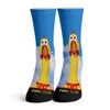 Function - Rubber Chicken Printed Socks One Size
