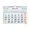 Finocam - Calendar Wall Colour Large Numbers 2025 Month View