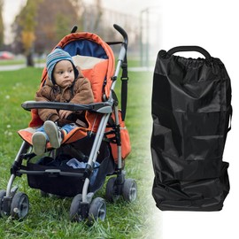Wzhtuzi Transport Bag for Prams, Pram Storage Bag, Transport Bag for Child Seat, Protective Cover for Pushchairs, Waterproof Protective Cover for Pushchairs for Baby, L Large 114 x 39 x 33, Ferrous,