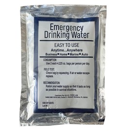 EMERGENCY DRINKING WATER - 1 Packet