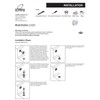 Olympia D-820T-MB Overflow and Waste Drain Trim Kit Matte Black