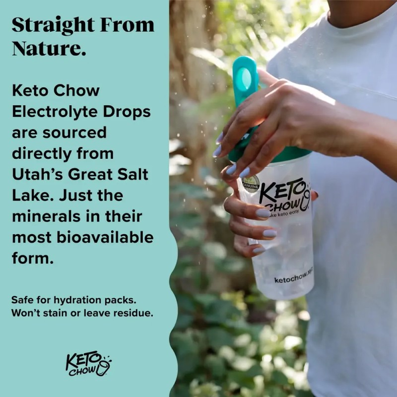 Keto Chow Electrolitos | Suplemento De Gotas De Hidratación