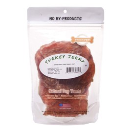 Turkey Jerky Dog Treats - 100% USA Grade A Turkey Breast (2 Pounds)