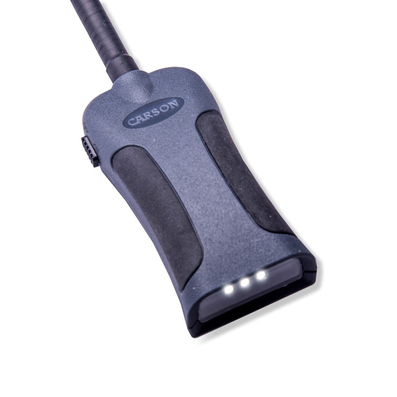 Carson BoaMag 2.5x LED Lighted Flexible Neck Magnifier with 5x