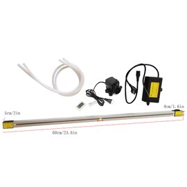 24" Portable Acrylic Plastic PVC Bending Machine Plastic Strip Heater Bender Manual Hot Heating Bender Bending Tool 1mm-6mm for Sign Making 110V 800W