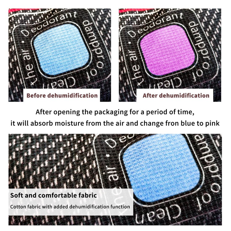 Kwak's Car Dehumidifier Bags Reusable, Portable Silica Gel Desiccant Packages
