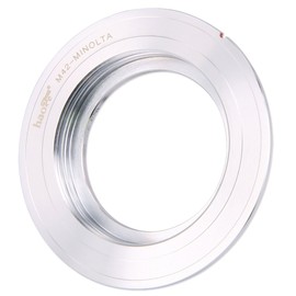 Haoge Manual Lens Mount Adapter for 42mm M42 Mount Lens to Minolta SR MD MC Mount Camera Such as SR-2, SR-7, SR-T 101, XK, XM, X-1, XE-5, XE, XE-1, XE-7, XD-7, XD-11, XG-M, X-500, X-570, X-700