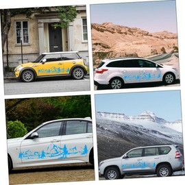 Gatuida 2sets Car Side Sticker Pine Tree Decals for Vehicle Decoration Creative for Trucks and Suvs Automotive Accessories