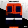 TORO ACTIVA 8 Pockets Mens Reflective High Visibility Hi Viz