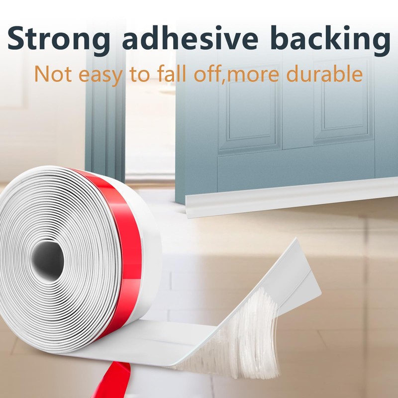 【2025 New Upgrade】 Wide Silicone Weather Stripping Door Seal with