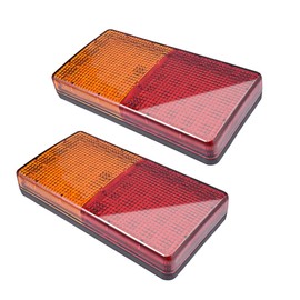 HEHEMM 50 LED Rear Light Brake Light Reverse Light Indicator Lamp for Trailer Truck Caravan (Pack of 2)
