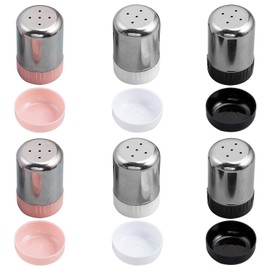 6 Pieces Stainless Steel Seasoning Bottles, Kitchen Utensils, Small Seasoning Bottles, Spice Storage, Durable Seasoning Bottles