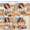 BeadHub Pottery Kit for Beginners, 4.4Lbs Air Dry Clay for