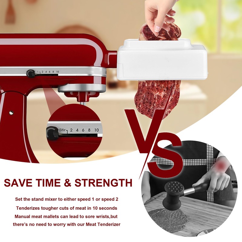 Meat Tenderizer Attachment for Kitchen aid Stand Mixer,Meat Tenderizer Tool