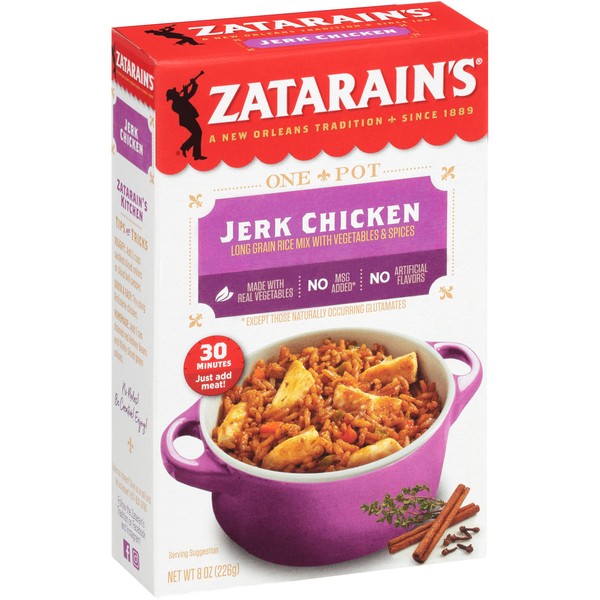 Zatarain's Jerk Chicken Rice Dinner Mix, 8 oz