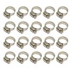 20 Pcs Hose Clamp in 304 Stainless Steel Clip for