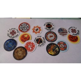 Unbranded Pre Cut One Inch Bottle Cap Images! FIRE FIGHTERS FIREMEN FIREFIGHTER  Free Ship - photo, 15 images