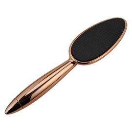 Mikinona Glass Foot Callus File for Dead Skin Removal Pedicure Rasp Tool Foot Care Tool for Home Use Rose Gold