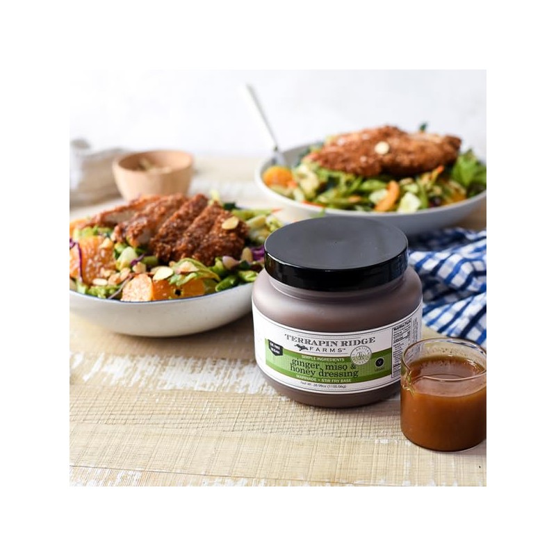 Terrapin Ridge Farms Ginger, Miso, and Honey Salad Dressing –