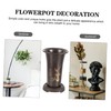 SUPVOX Terracotta Orchid Pots 2 Pack Large Ceramic Planters Home