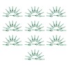 100pcs Plastic Grass Trimmer Blades Lawn Mower Replacement Cutting Blades