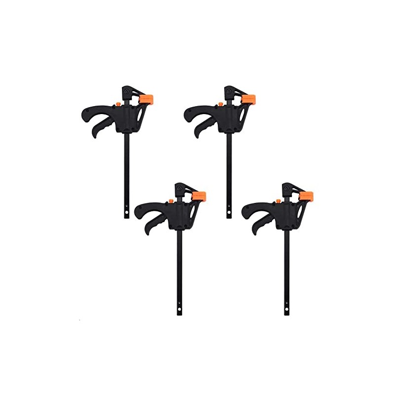 4 Pcs F Clamp Clip Bar Grip Quick Ratchet Release